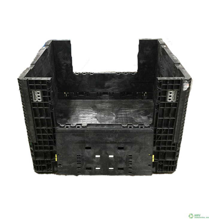 New Triple Diamond 45" x 48" x 34" All Black Bulk Container
