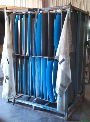 Used HPJ Industries 60" x 47" x 83" Steel Rack Pick Face 60" Side