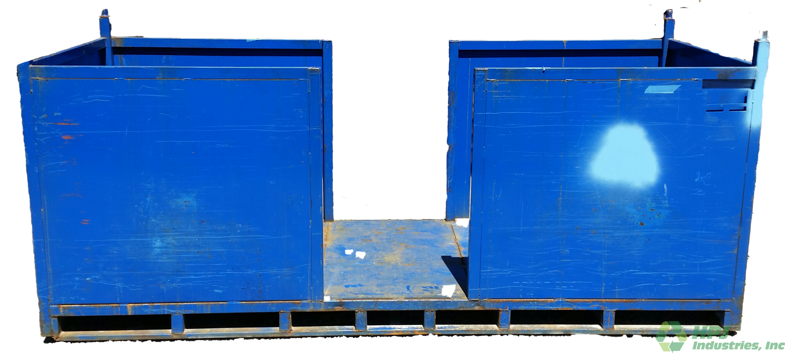 Used HPJ Industries 120" x 48" x 53" Steel Tub Walk Through Opening on 120" Side