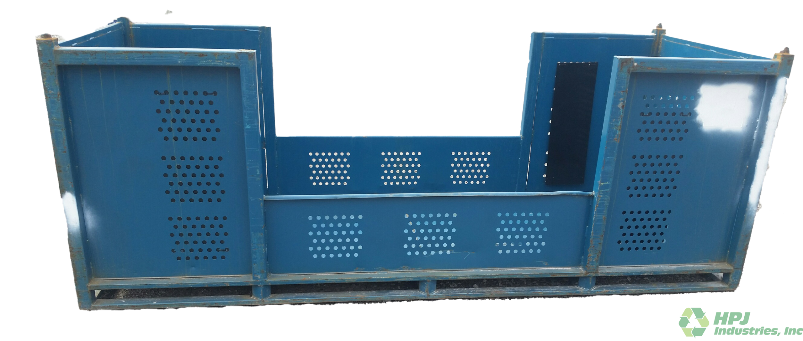 Used HPJ Industries 125" x 48" x 48.5" Steel Tub Short Opening on 125" Side