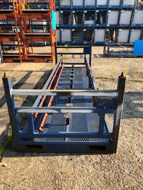Used HPJ Industries 154" x 48" x 37" Steel Rack Pick Face Both 154" Sides