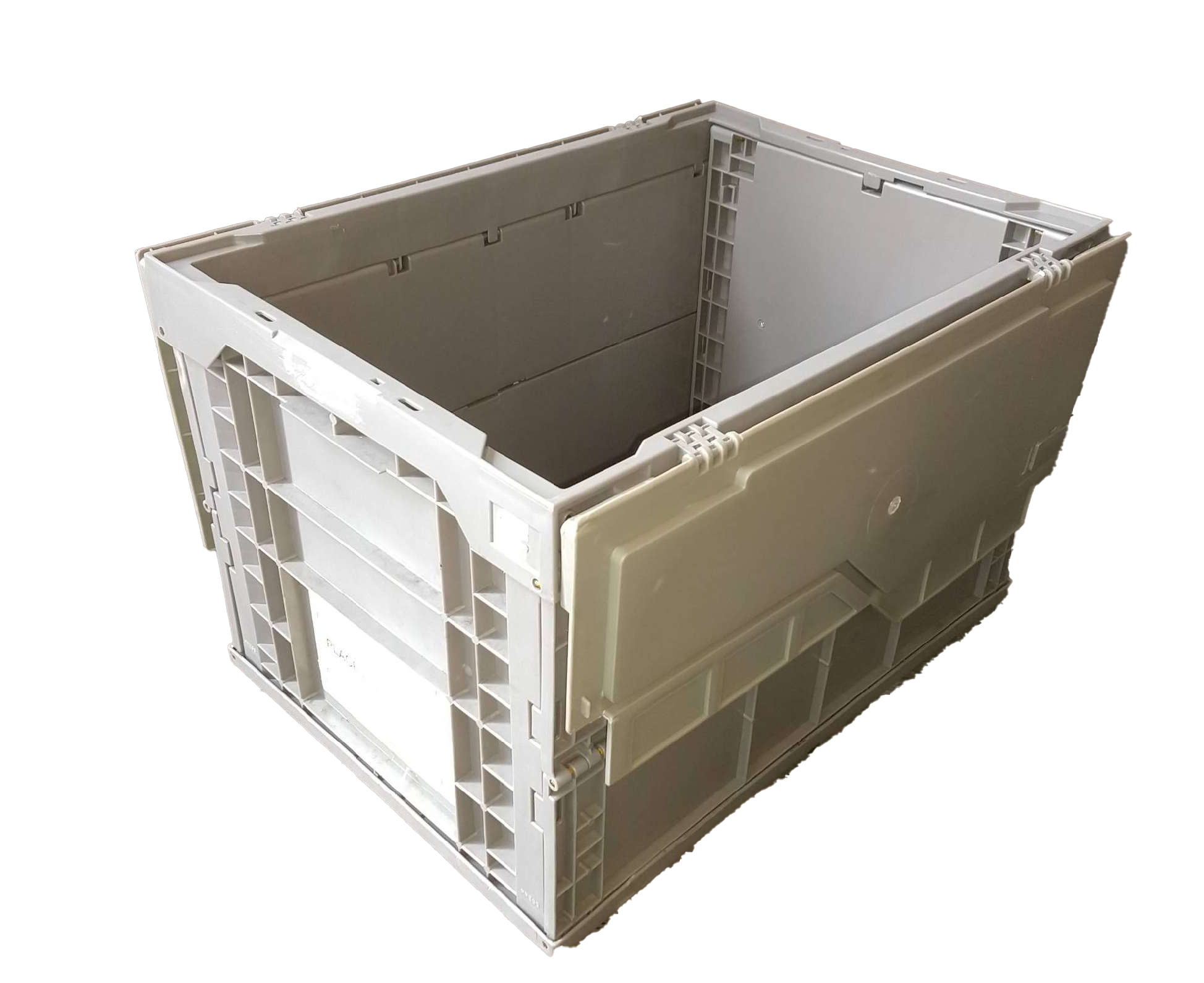 Used HPJ Industries  22" x 15.5" x 14" Flip Top Collapsible Hand Tote