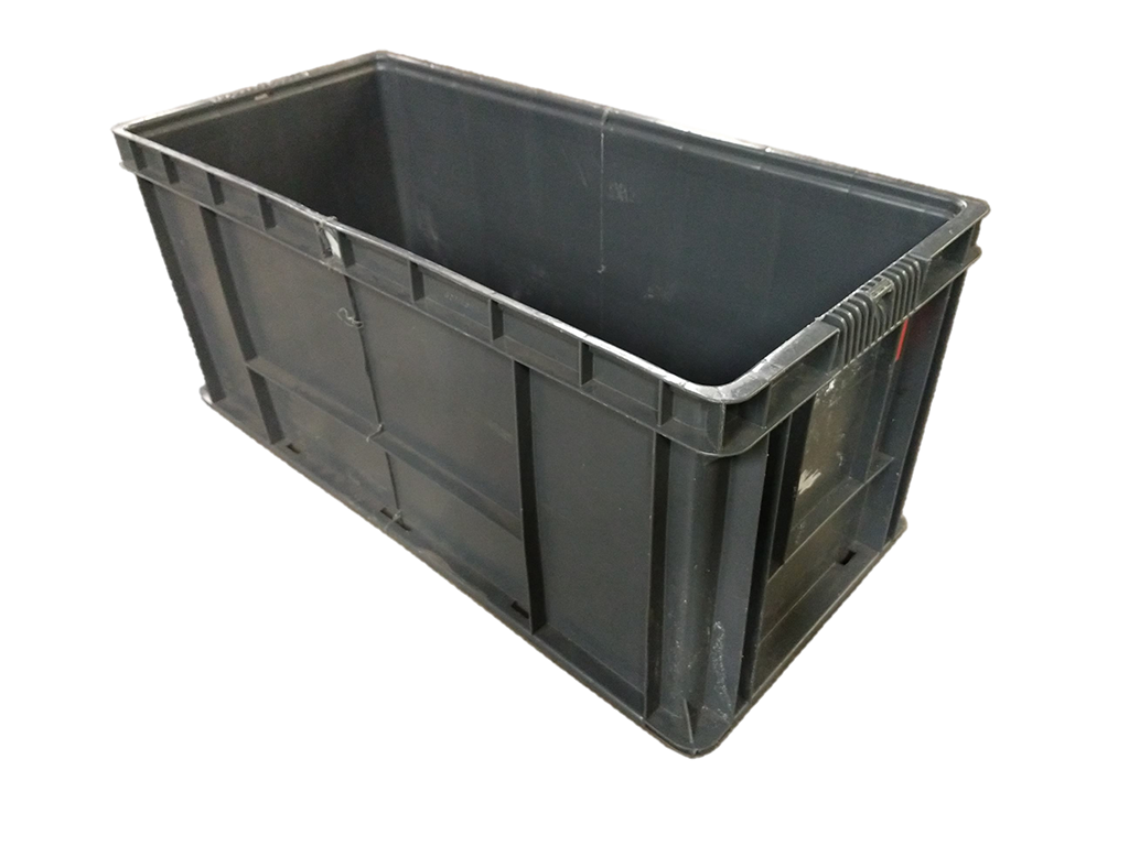 Used HPJ Industries  32" x 15" x 14" Gray Cut/Weld Hand Tote Reinforced Bottom