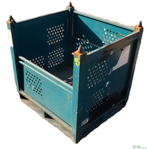 Used HPJ Industries 36" x 32" x 36" Steel Tub  32" Side - 1 Drop Door