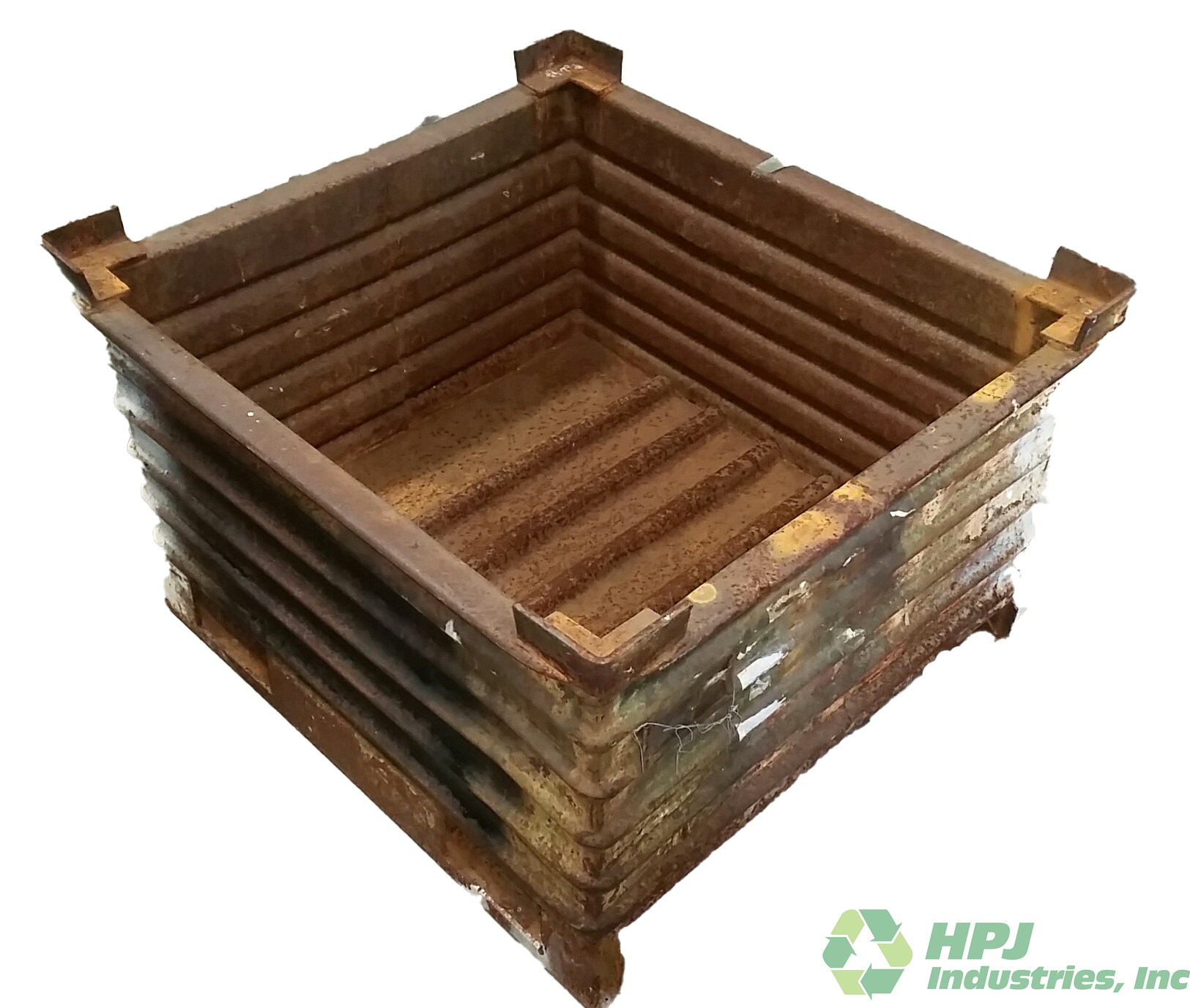 Used HPJ Industries 37.5" x 34" x 24" Steel Tub No Drop Doors