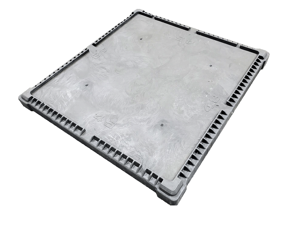 Used Buckhorn 45" x 48" x 6" SF TO Lid