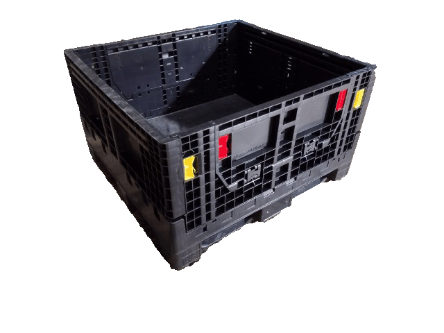 New Monoflo 45" x 48" x 27" All Black Bulk Container
