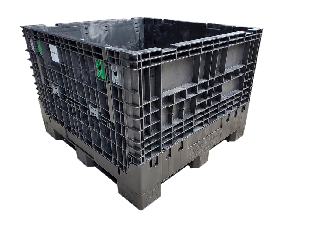 New Buckhorn 45" x 48" x 34" All Black BR Bulk Container