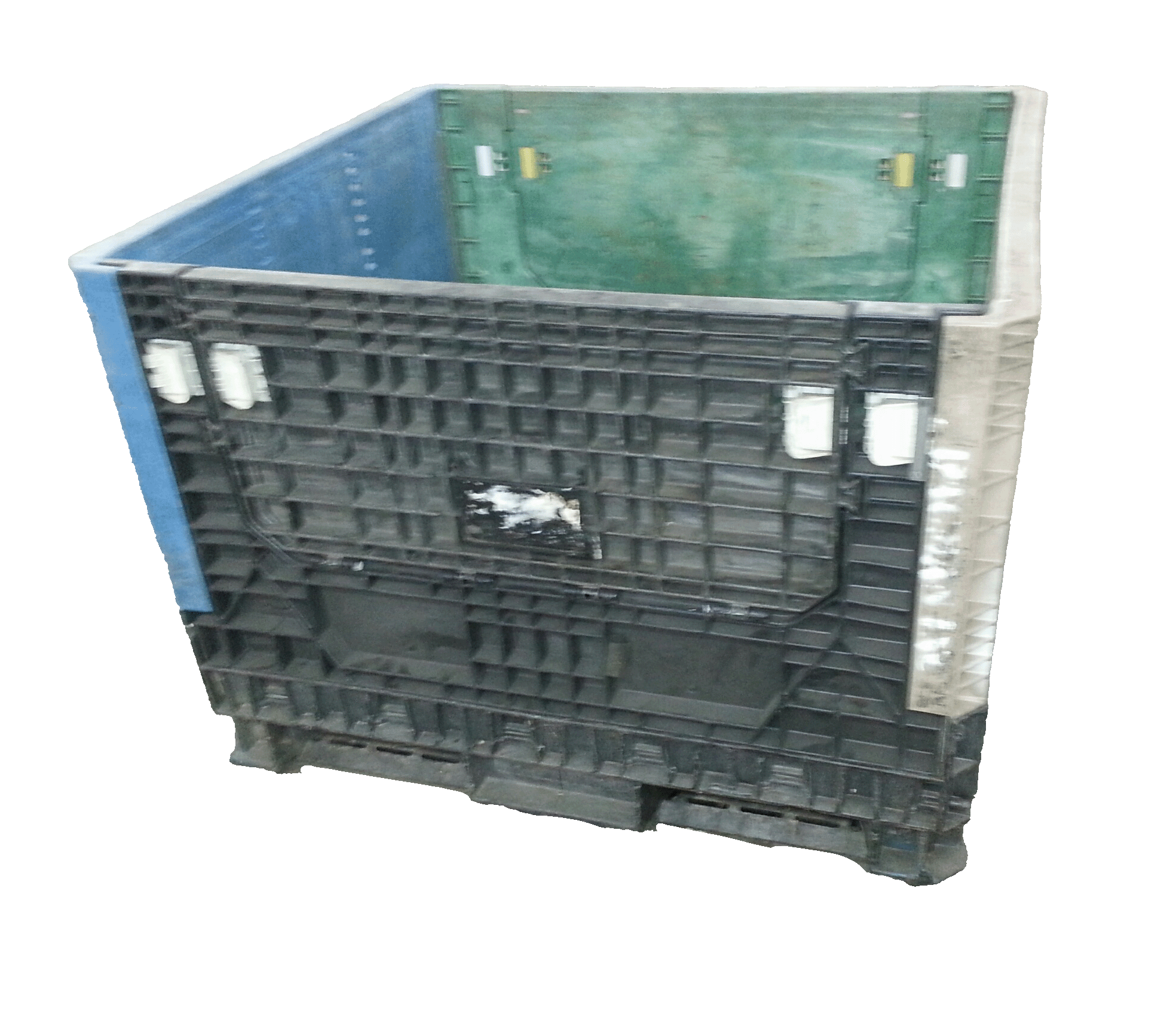 Reconditioned HPJ Industries 45" x 48" x 34" Mixed Color Bulk Container