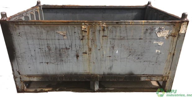 Used HPJ Industries 48" x 31" x 22" Steel Tub No Drop Doors