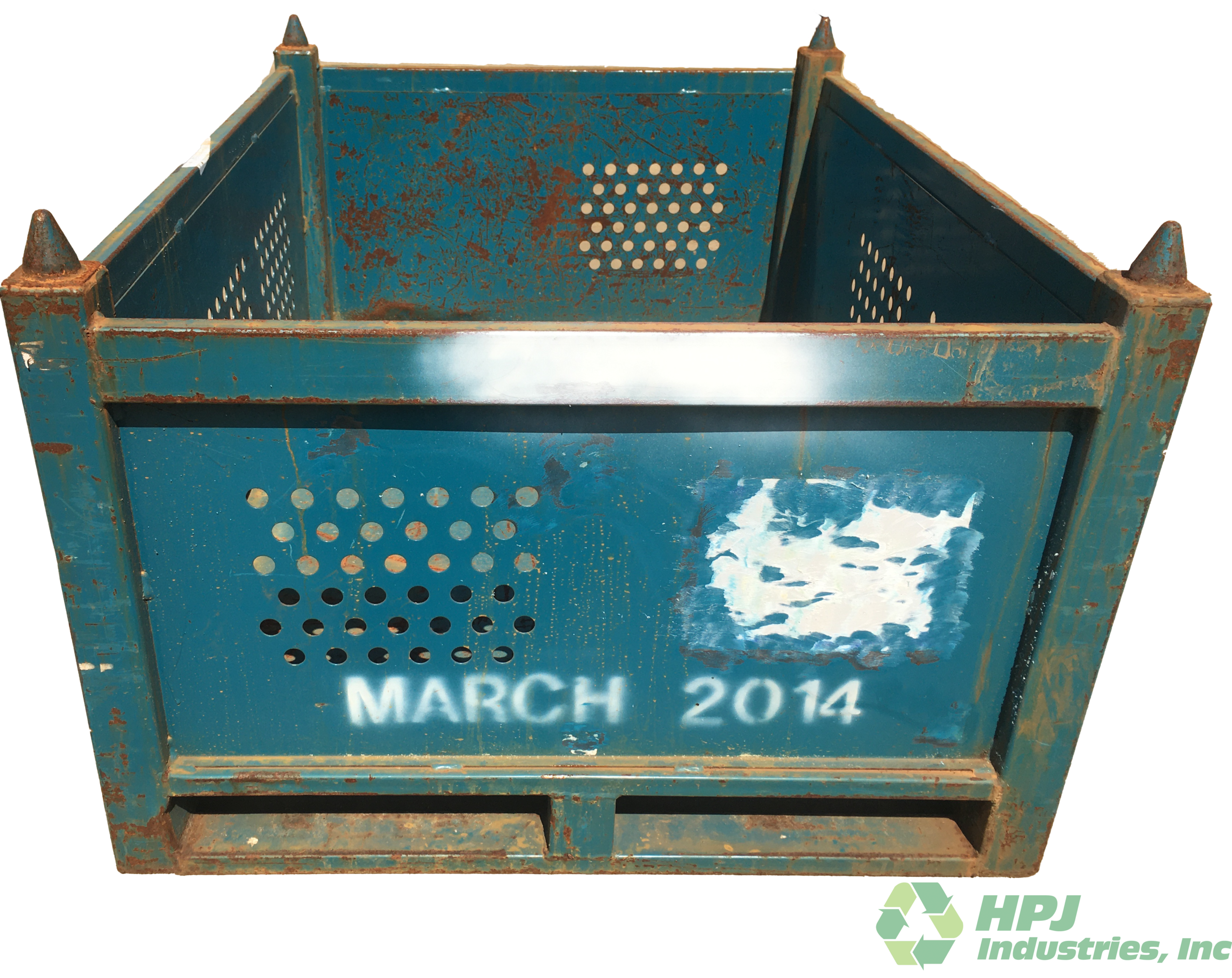 Used HPJ Industries 48" x 36" x 34" Steel Tub No Drop Doors