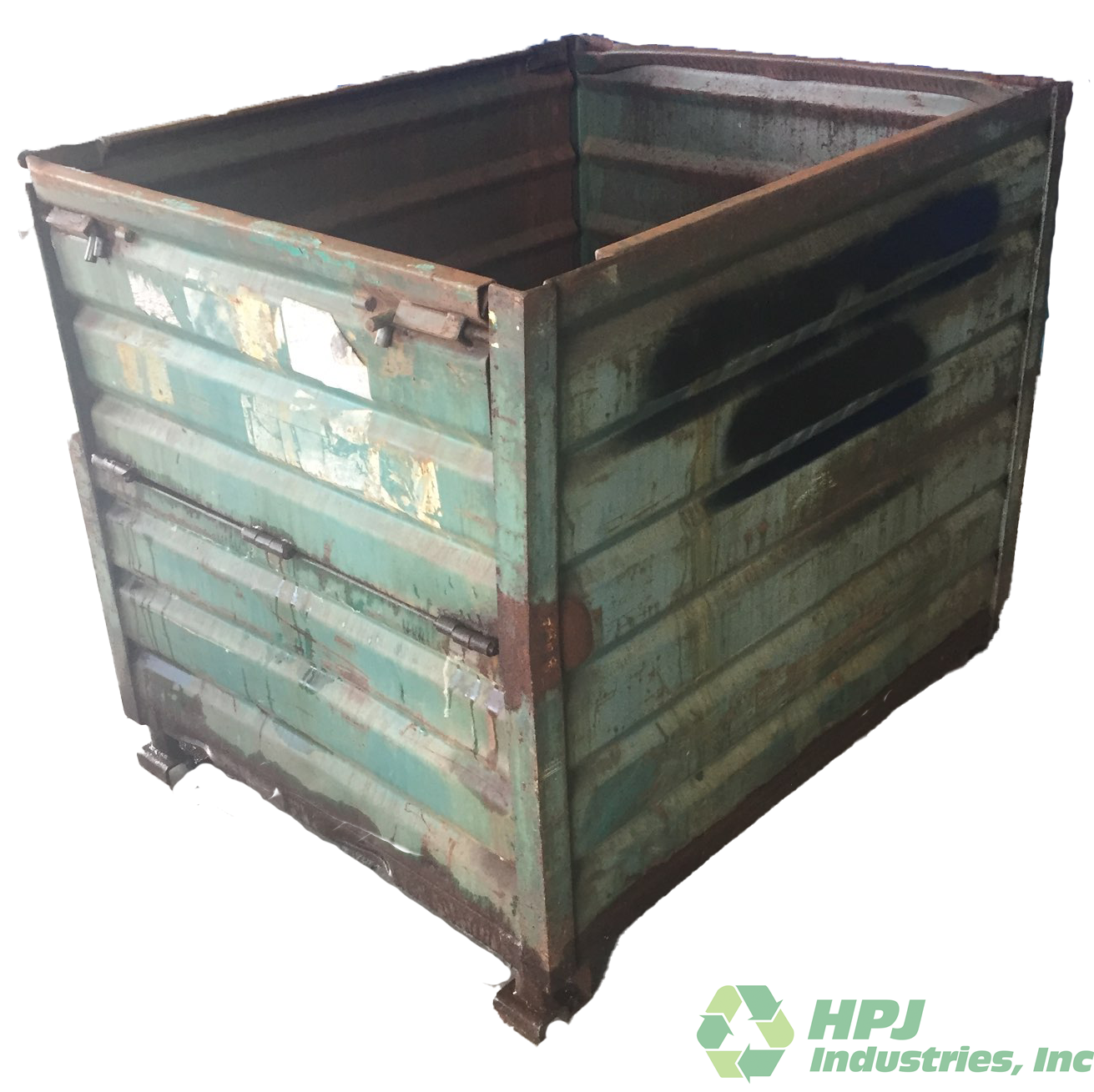 Used HPJ Industries 48" x 40" x 41.5" Steel Tub  40" Side - 1 Drop Door