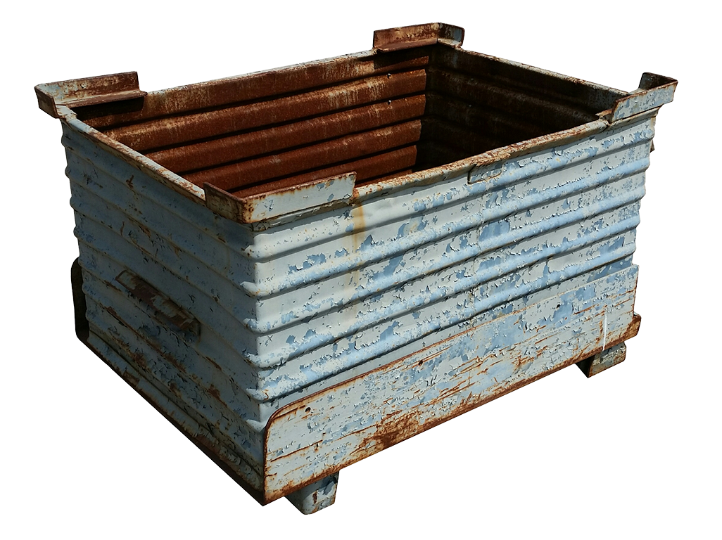 Used HPJ Industries 49.5" x 33.5" x 31.5" Steel Tub Drop Bottom - 1 Drop Door