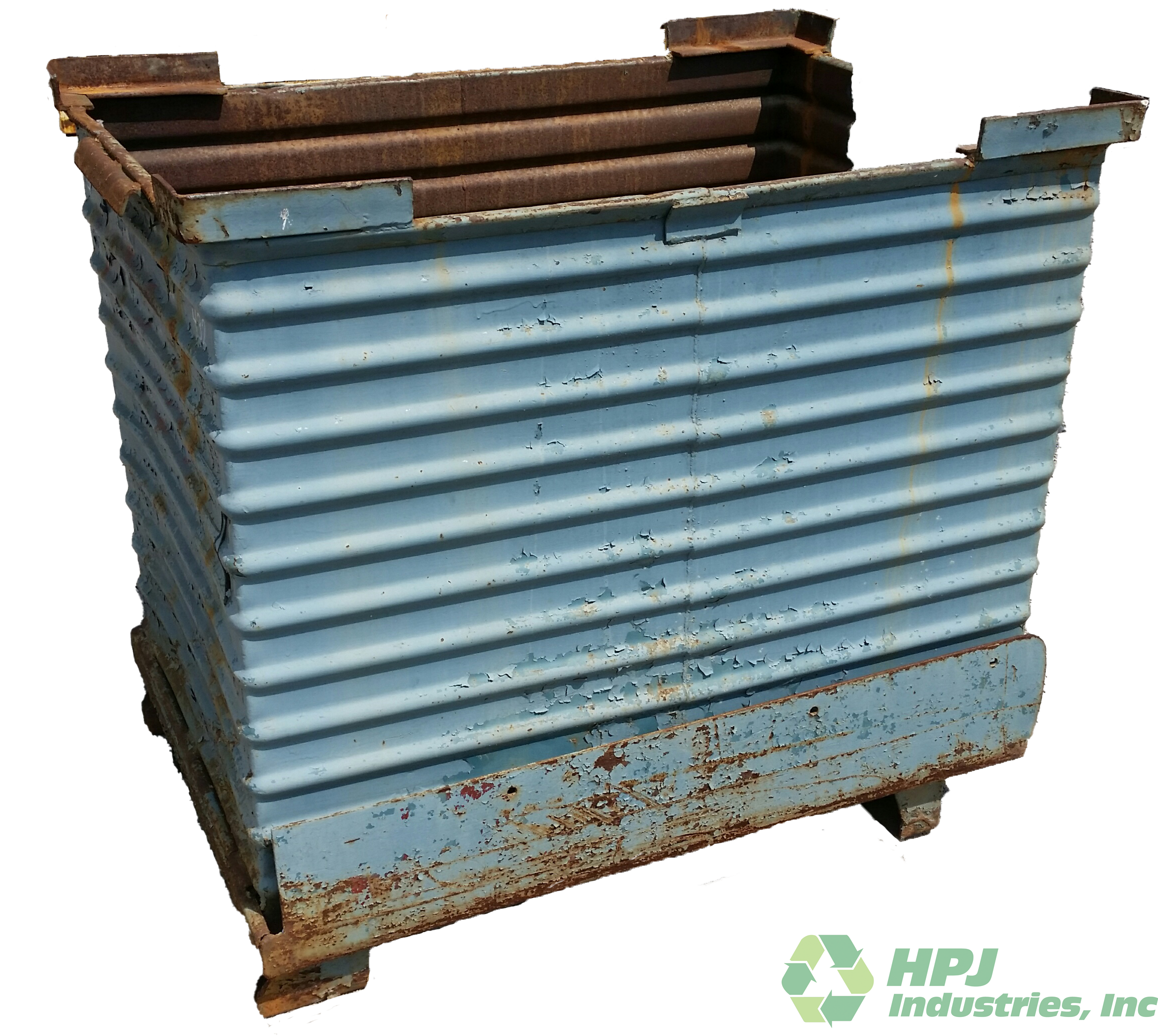 Used HPJ Industries 49.5" x 33.5" x 43.5" Steel Tub Drop Bottom - 1 Drop Door