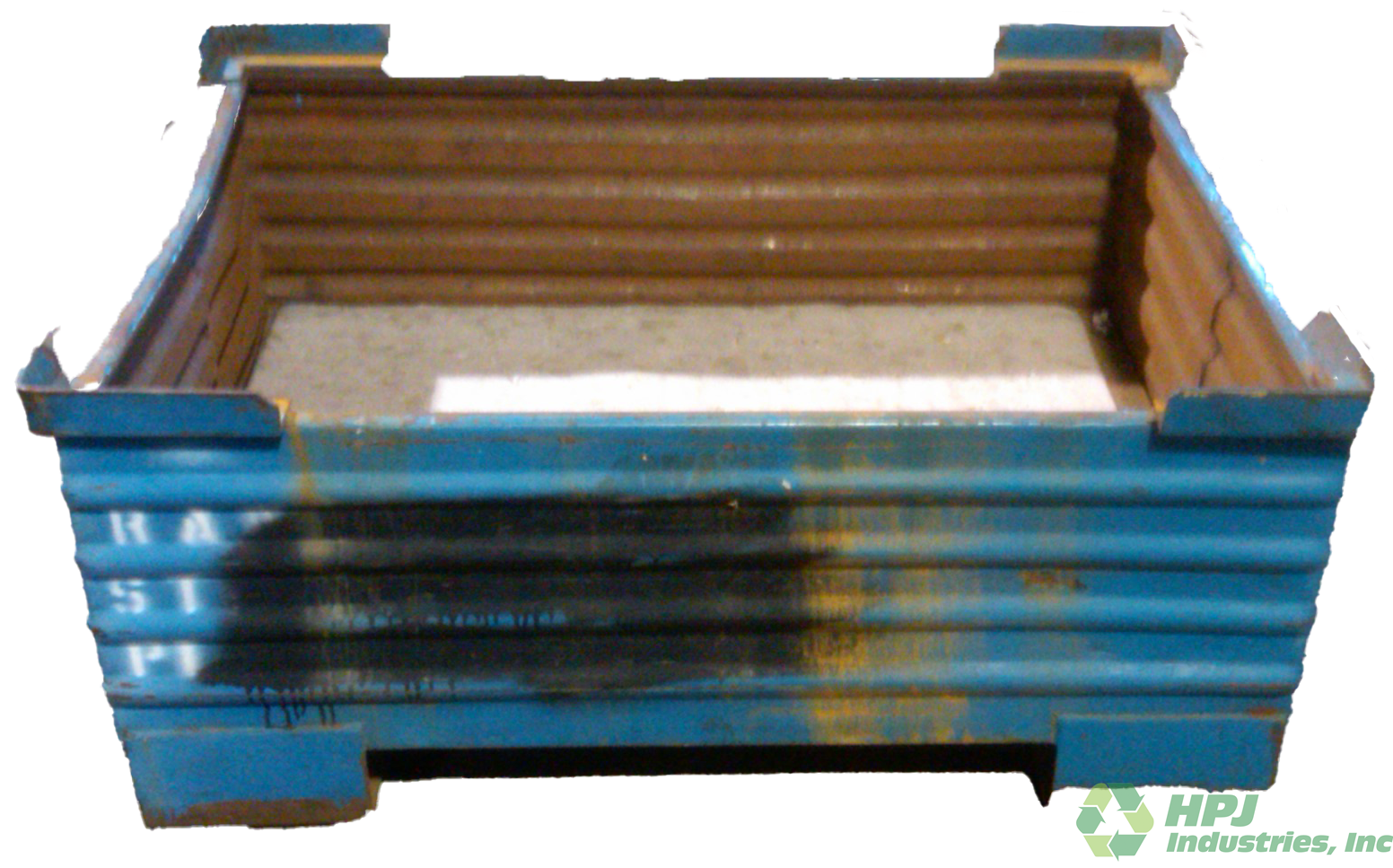 Used HPJ Industries 49" x 38" x 21.5" Steel Tub No Drop Doors