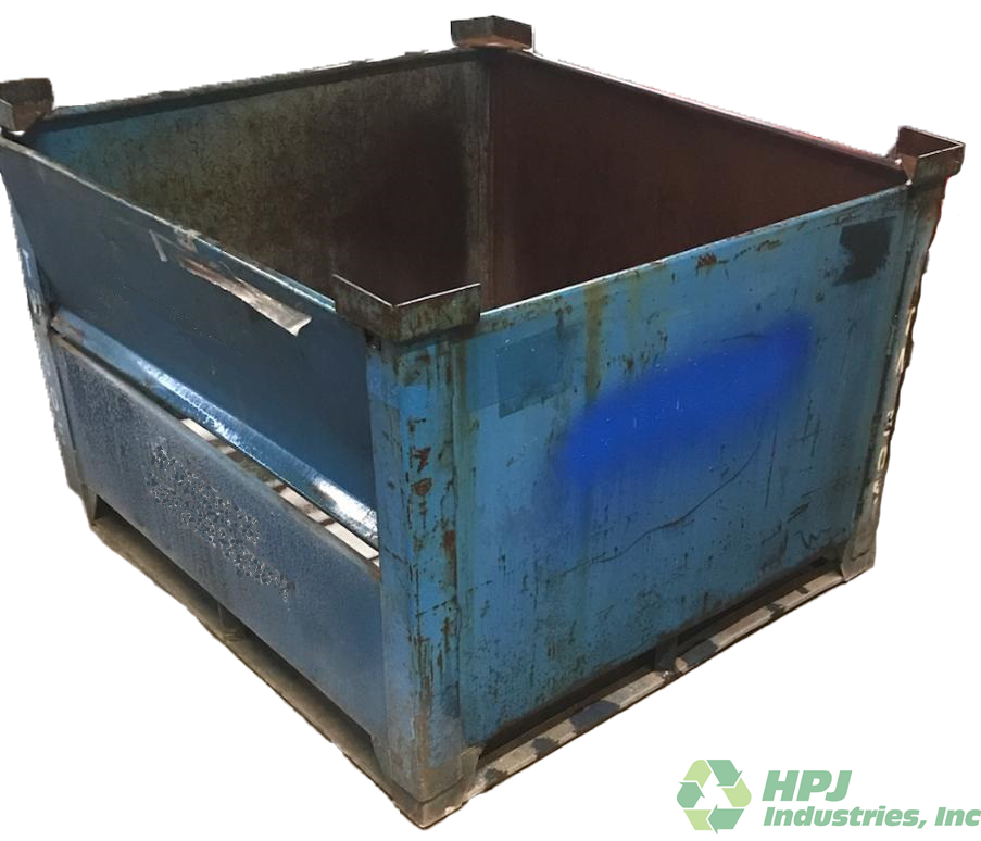 Used HPJ Industries 49" x 46" x 34" Steel Tub  49" Side - 1 Drop Door