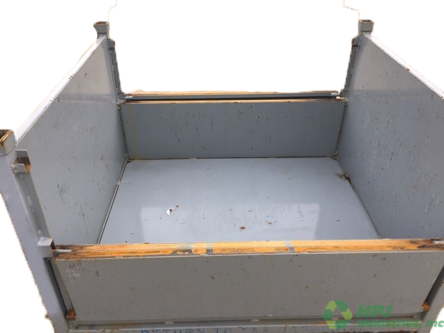 Used HPJ Industries 52" x 44" x 36" Steel Tub 52" Side - 2 Drop Doors - Image 2