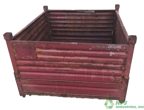 Used HPJ Industries 53" x 48" x 33" Steel Tub 53" Side - 2 Drop Doors