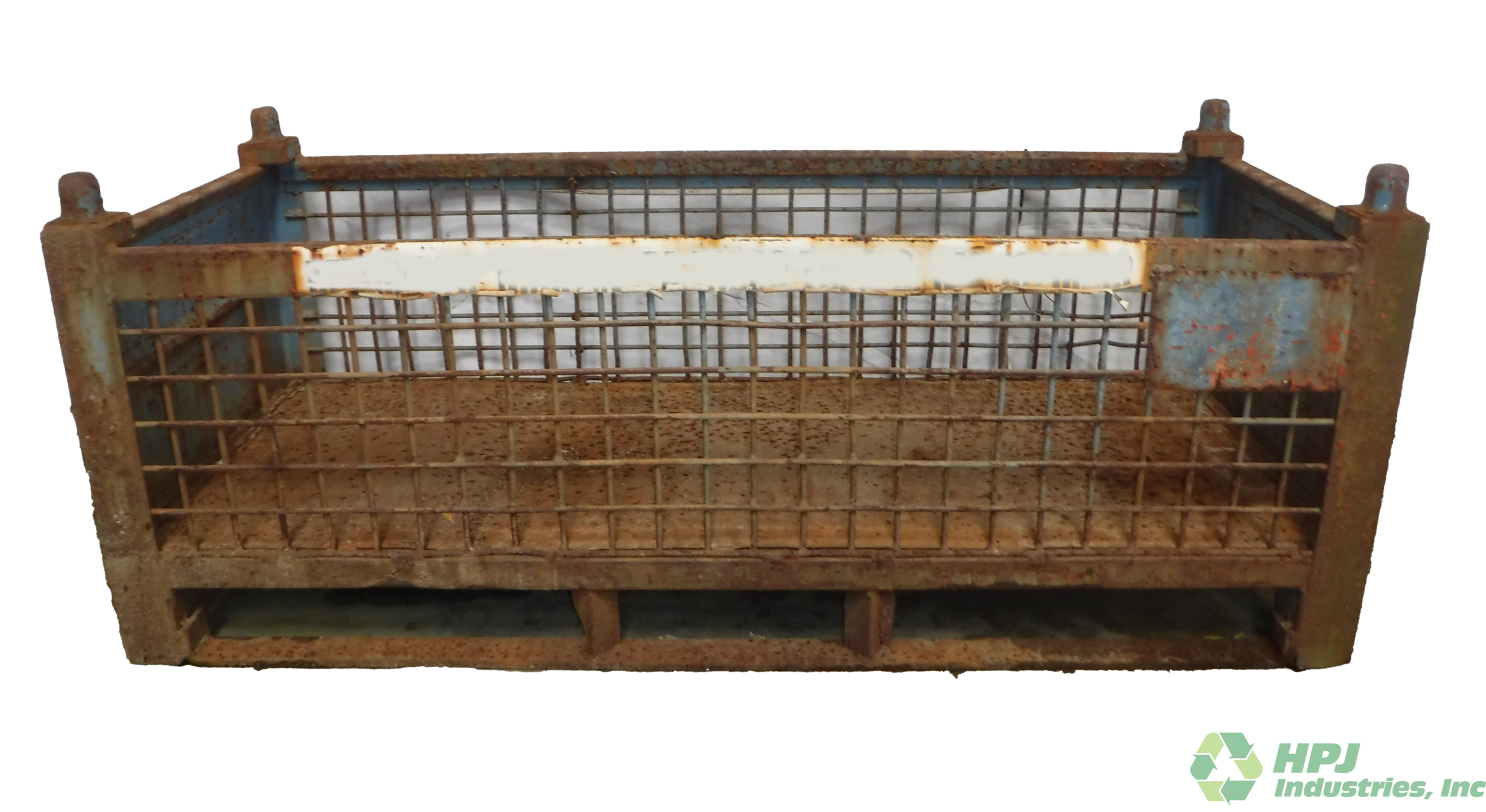 Used HPJ Industries 54" x 22" x 20" Wire Basket No Drop Doors