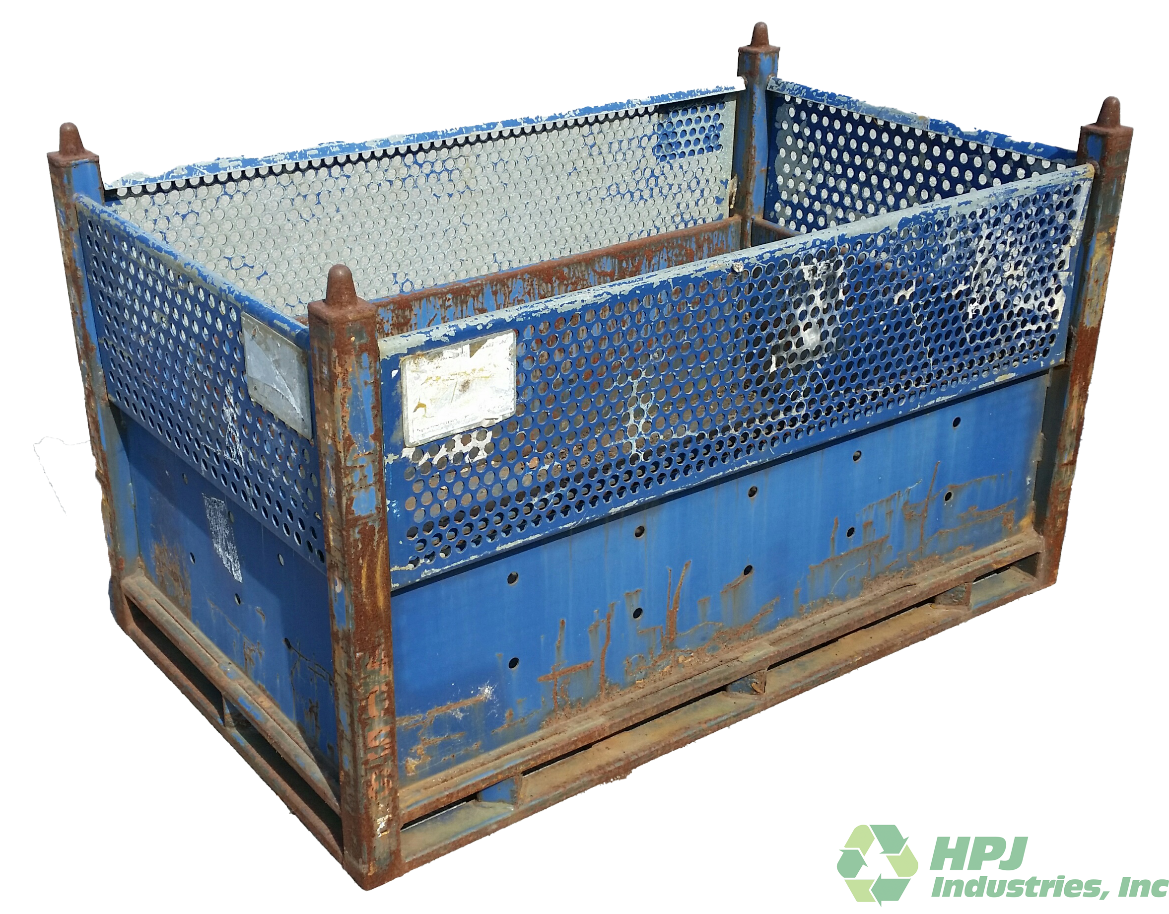 Used HPJ Industries 60" x 36" x 36.5" Steel Tub  - 4 Drop Doors