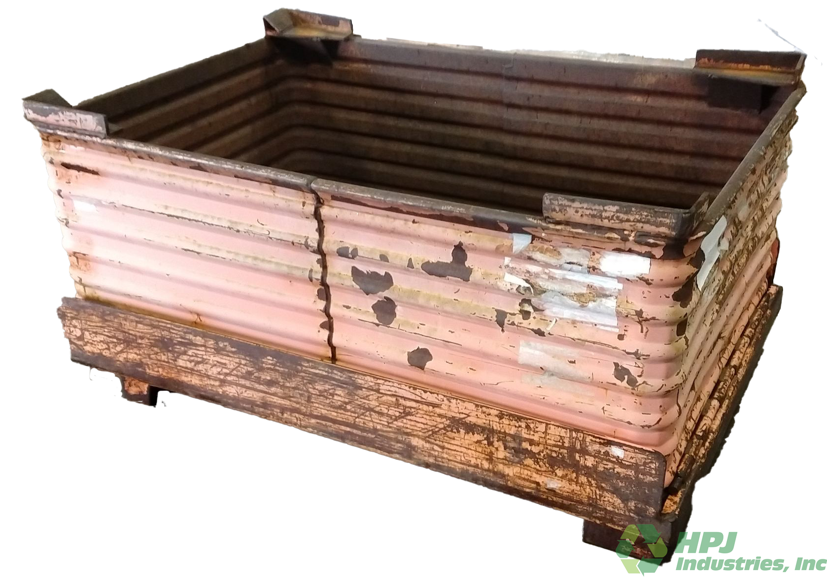 Used HPJ Industries 62" x 42.5" x 31.5" Steel Tub Drop Bottom - 1 Drop Door