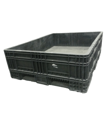 Reconditioned HPJ Industries 64" x 48" x 19" Fixed Wall Bulk Container