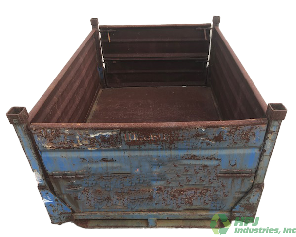 Used HPJ Industries 64" x 48" x 34" Steel Tub 48" Side - 2 Drop Doors