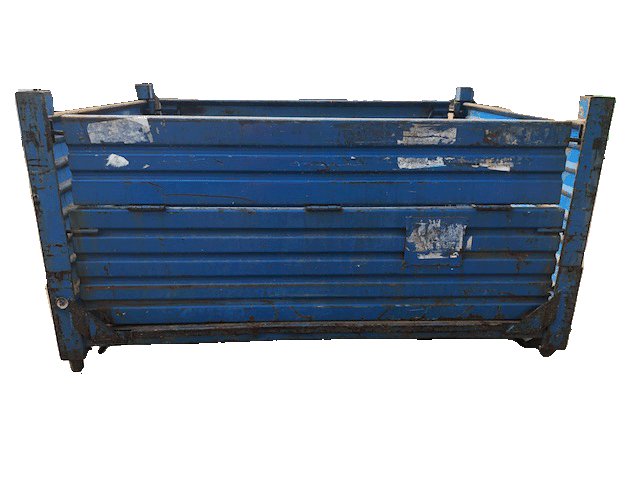 Used HPJ Industries 68" x 48" x 32" Steel Tub No Drop Doors