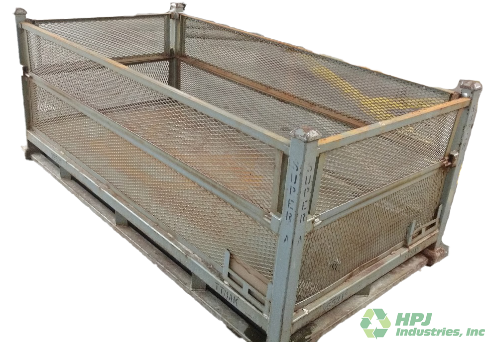 Used HPJ Industries 73" x 37.5" x 29.5" Steel Tub 73" Side - 2 Drop Doors