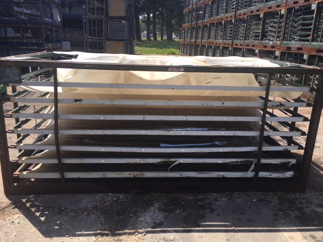 Used HPJ Industries 120" x 62" x 51" Steel Rack Pick Face 120" Side