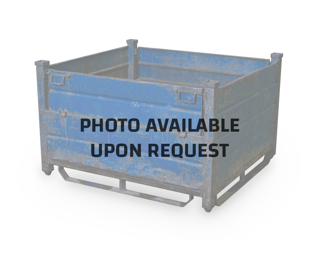 Used HPJ Industries 48" x 29.5" x 36" Steel Tub  - 4 Drop Doors
