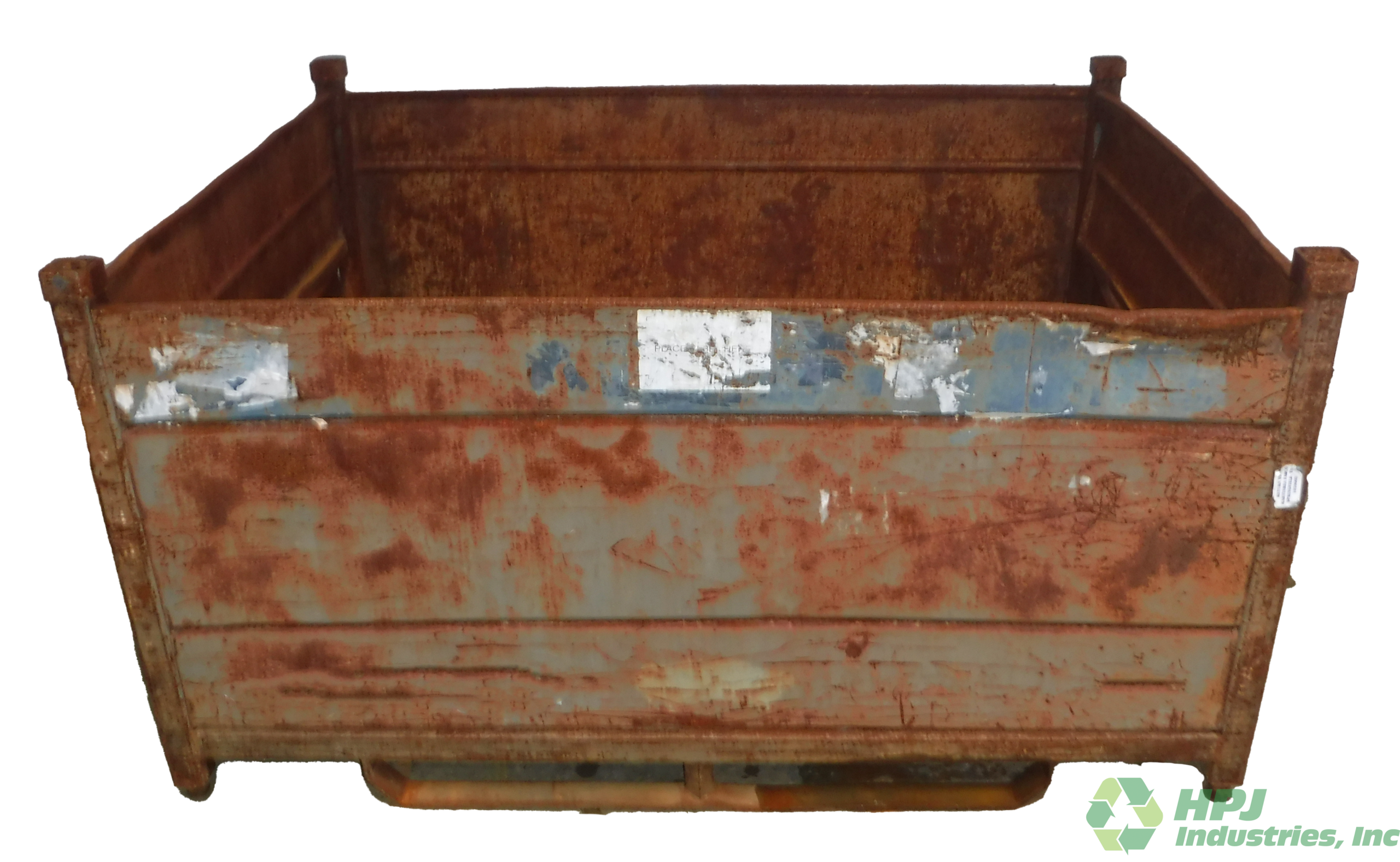 Used HPJ Industries 63" x 48" x 34" Steel Tub 48" Side - 2 Drop Doors