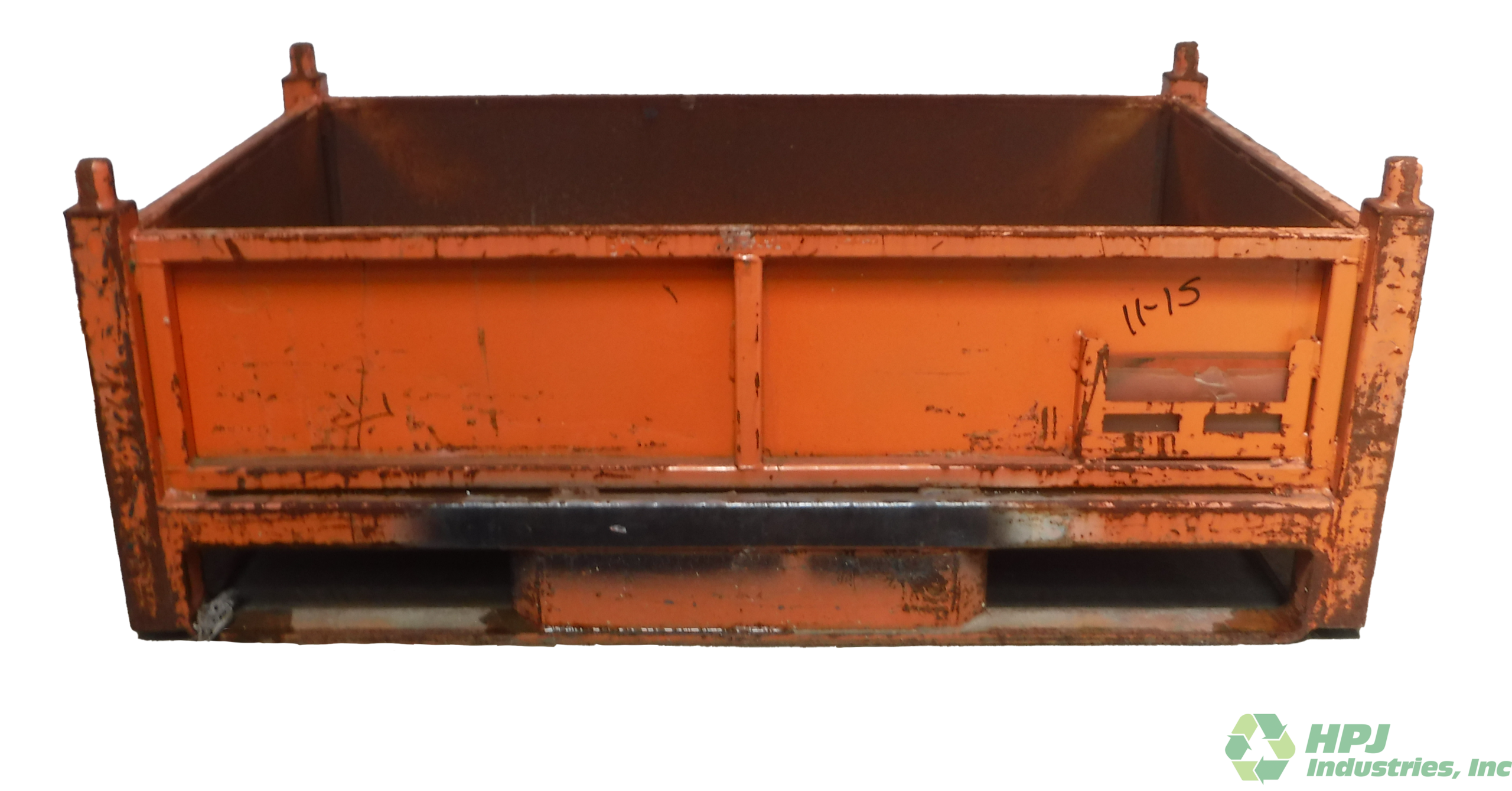 Used HPJ Industries 48" x 31" x 18" Steel Tub No Drop Doors