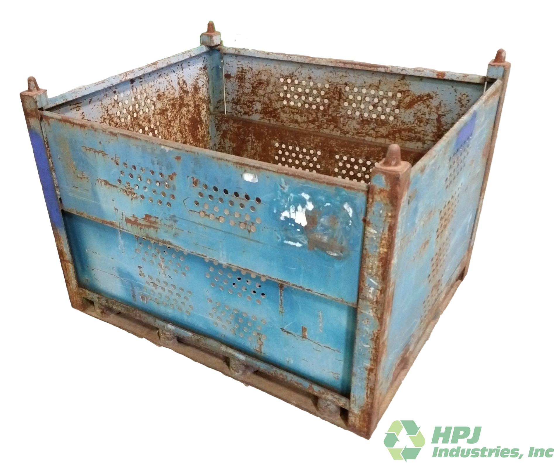 Used HPJ Industries 54" x 44" x 39" Steel Tub 48" Side - 2 Drop Doors