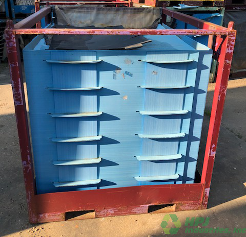 Used HPJ Industries 54" x 48" x 48" Steel Rack Pick Face 54" Side