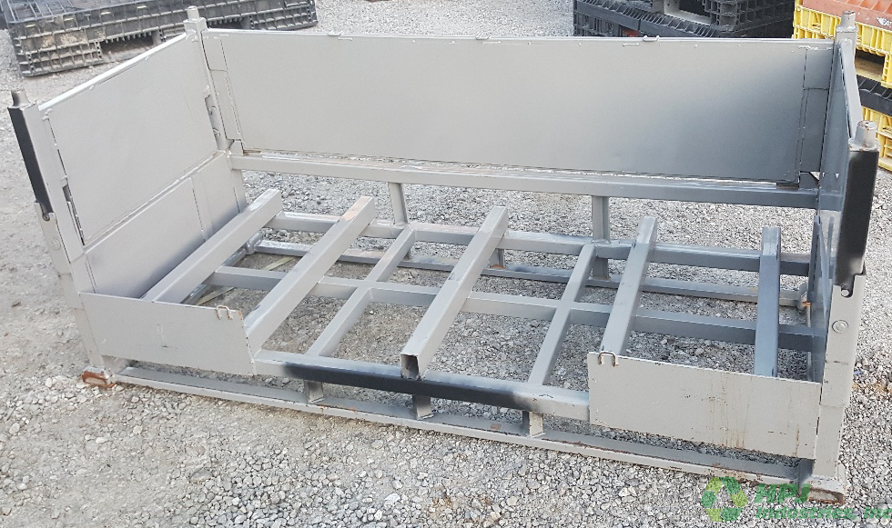 Used HPJ Industries  77" x 32.5" x 34" Collapsible Steel Rack Opening 77" Side