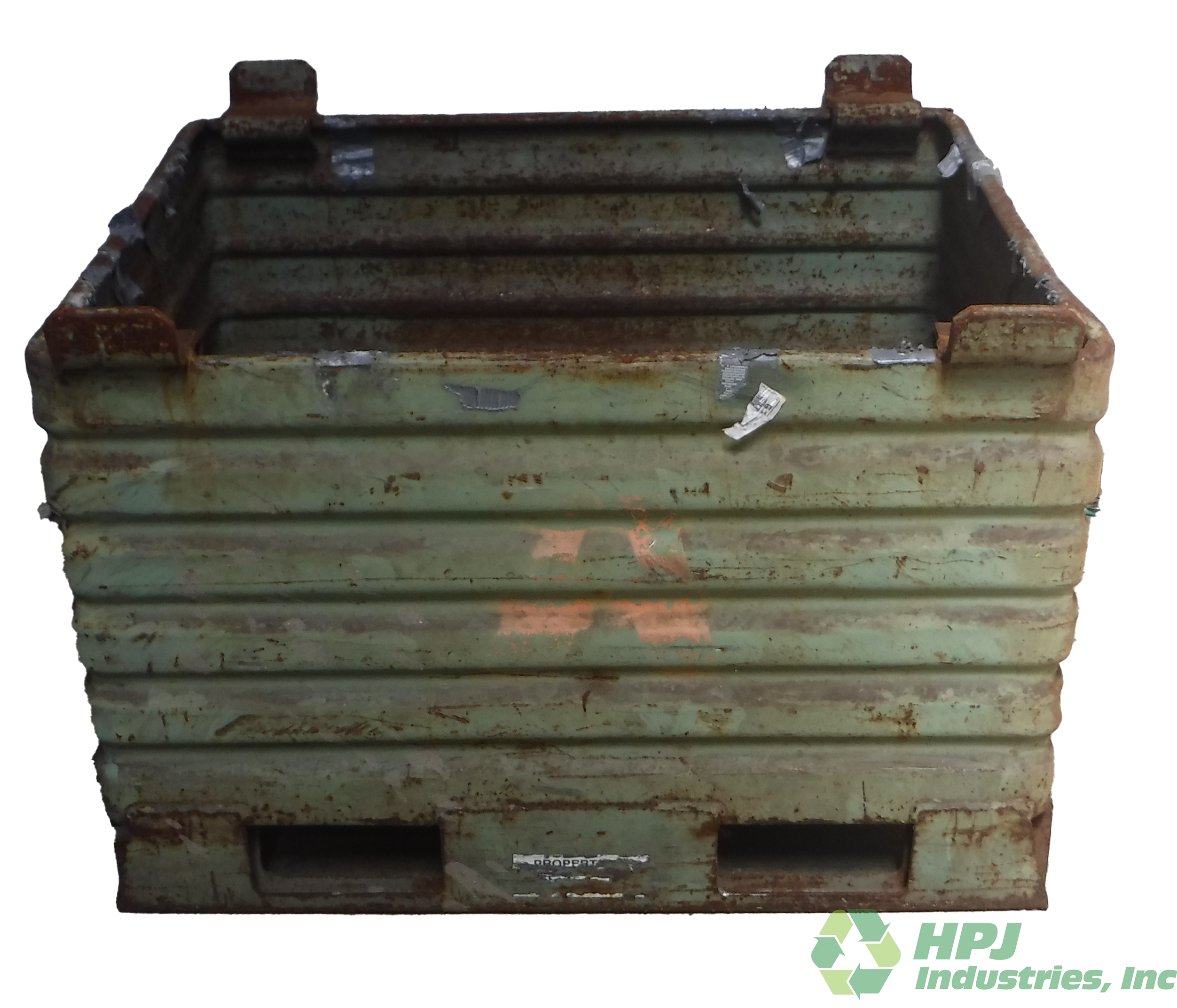 Used HPJ Industries 34.5" x 29.5" x 25" Steel Tub No Drop Doors