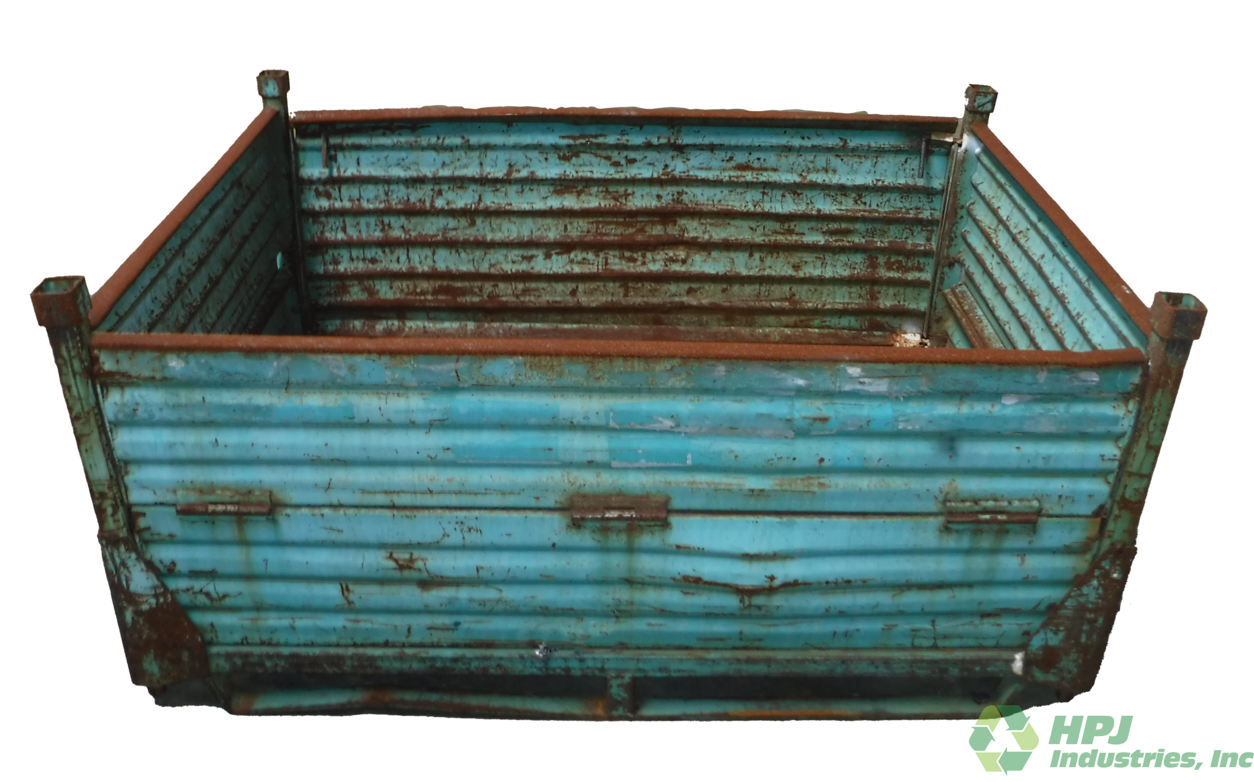 Used HPJ Industries 68" x 48" x 33" Steel Tub No Drop Doors