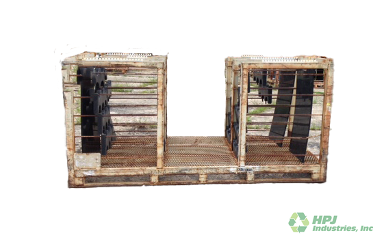 Used HPJ Industries 96" x 48" x 46" Steel Rack Pick Face 96" Side