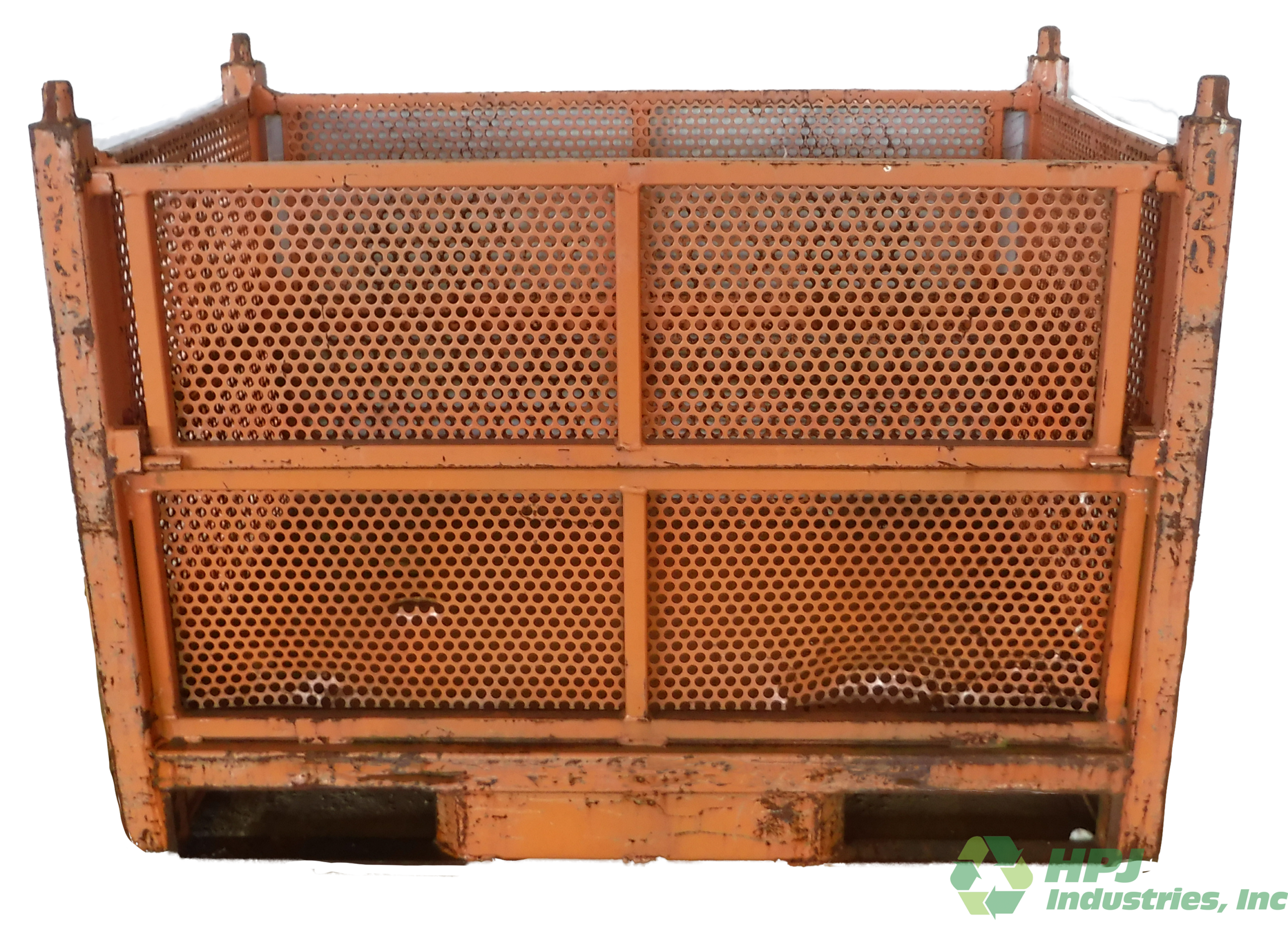 Used HPJ Industries 48" x 30" x 32" Steel Tub  - 4 Drop Doors