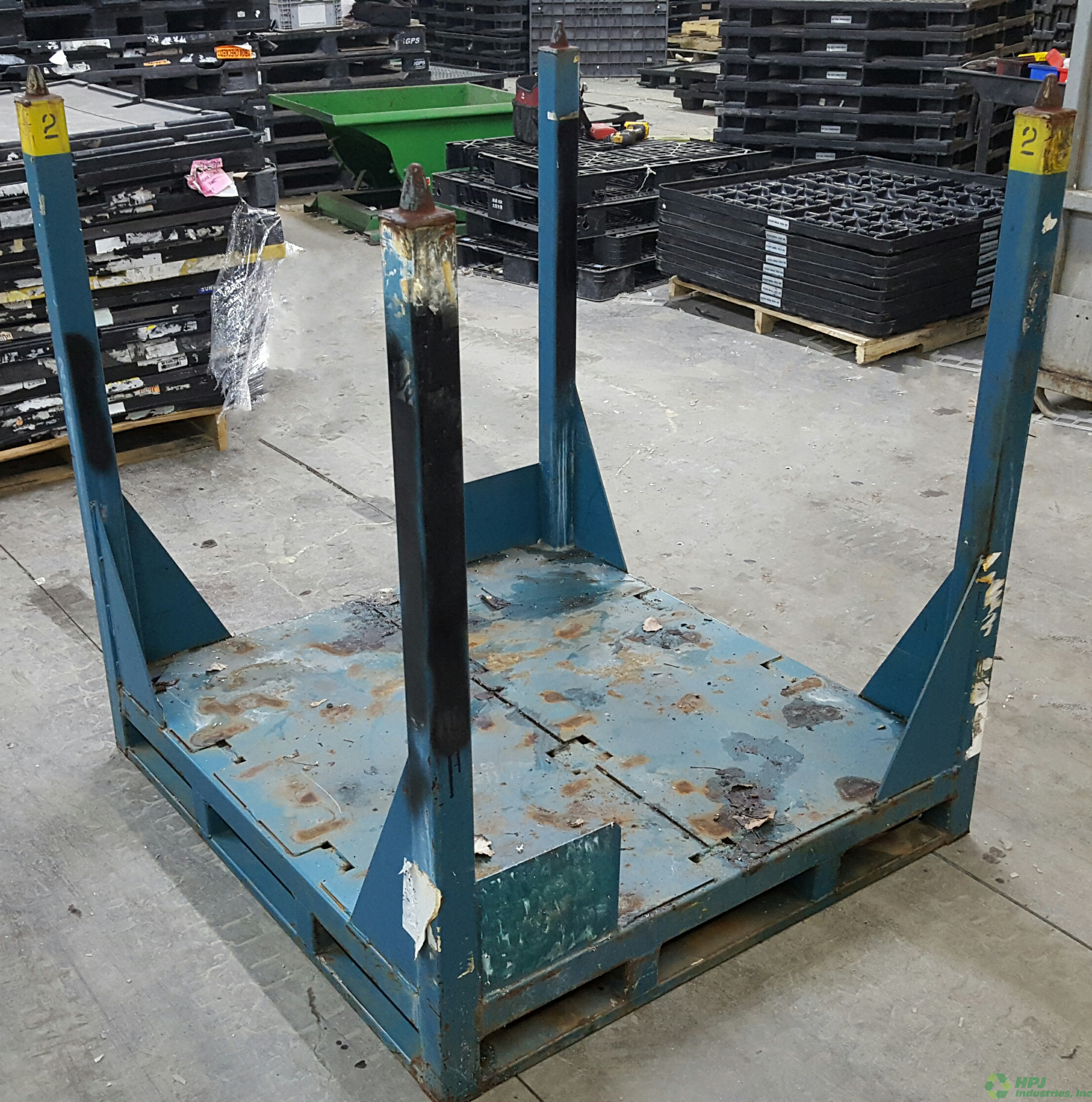 Used HPJ Industries 45" x 48" x 52" Steel Four Post Rack