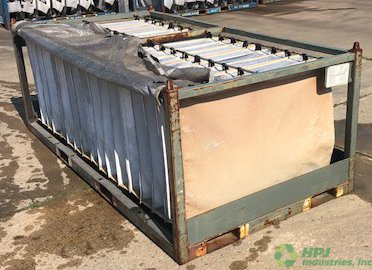 Used HPJ Industries 96" x 48" x 34" Steel Rack Pick Face 96" Side