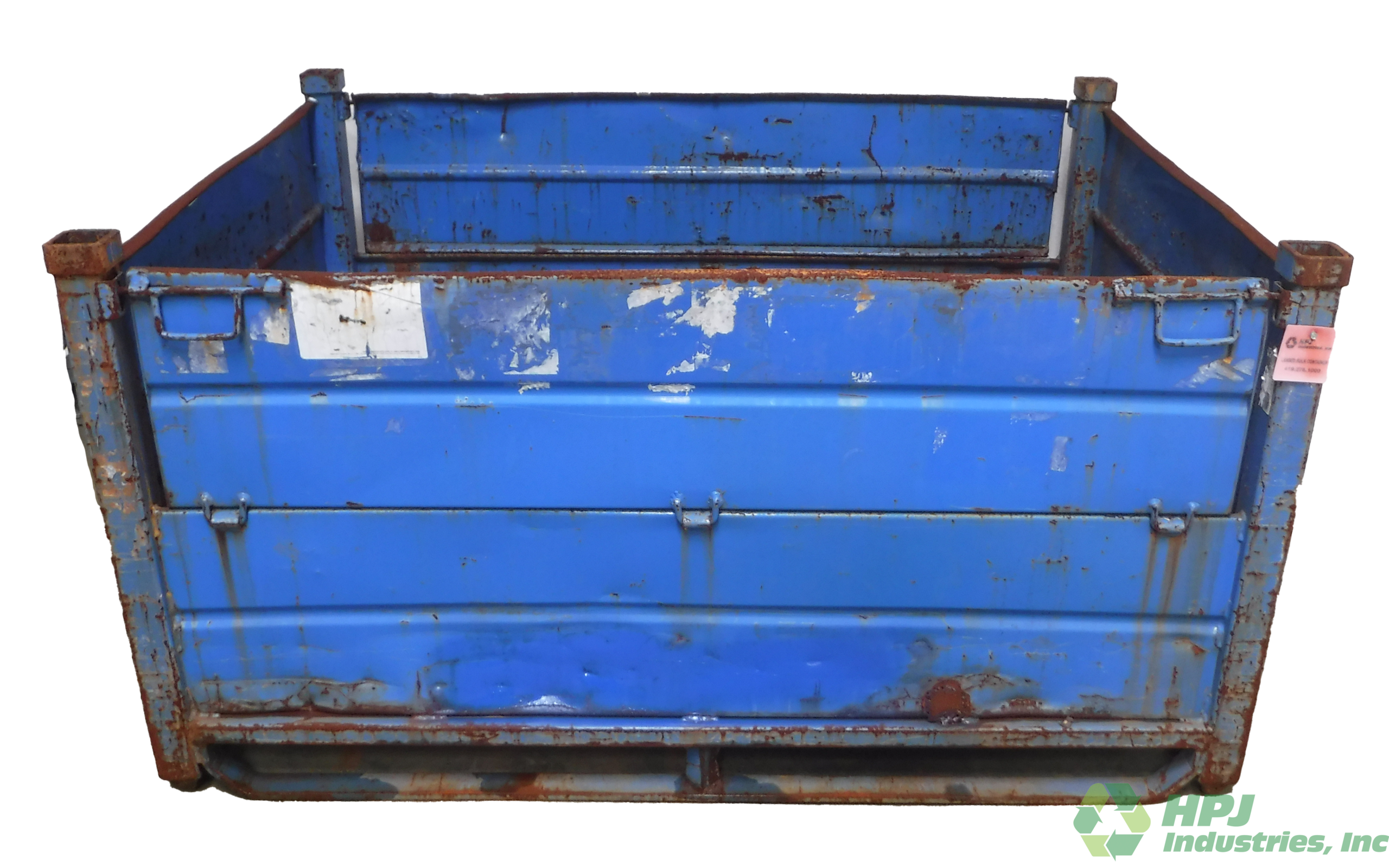 Used HPJ Industries 64" x 48" x 34" Steel Tub 1 Drop Door 64" Side